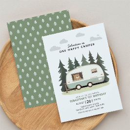 Convite Primeiro Aniversário do Camper Feliz