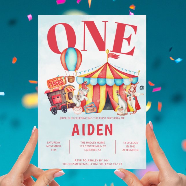 Convite Primeiro aniversario do Carnaval Festival Kid (Criador carregado)