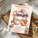 Convite Primeiro aniversario do Carnaval Festival Kid<br><div class="desc">Vá direto para o show mais adorável da cidade com nosso convite para primeiro aniversario do Festival de Carnaval de Cute Moderno! Este encantador convite traz a magia de um carnaval até as pontas dos dedos, criando uma experiência encantadora e memorável para o dia especial do seu pequeno. Abraçar o...</div>