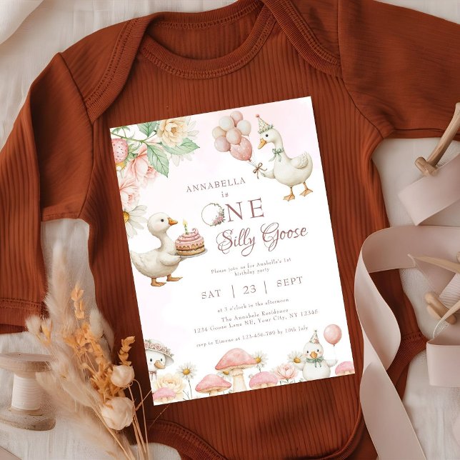 Convite primeiro aniversario do Cogumelo do Jardim Flor do (Criador carregado)