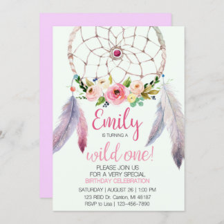 Convite primeiro aniversario do Dream Catcher
