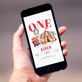 Convite Primeiro aniversario do Festival de Circo do Carna