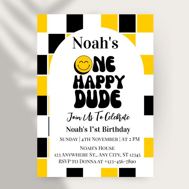 Convite Primeiro Aniversário do Meu Feliz (Criador carregado)