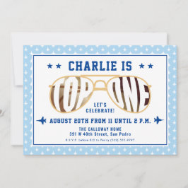 Convite Primeiro Aniversário do Primeiro Piloto de Combate