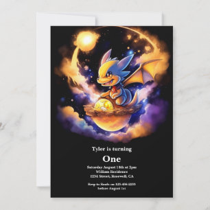 Convite Primeiro aniversario Dragon