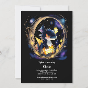Convite Primeiro aniversario Dragon