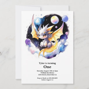 Convite Primeiro aniversario Dragon