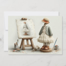 Convite Primeiro aniversario Estúdio do Escritor de Roupa