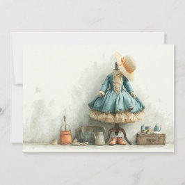 Convite Primeiro aniversario Estúdio do Escritor de Roupa