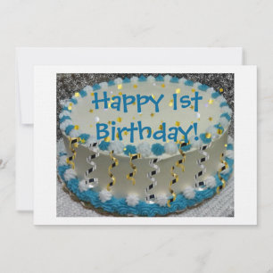 Convite primeiro aniversario feliz!