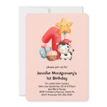 Primeiro aniversario Feliz de Vaca