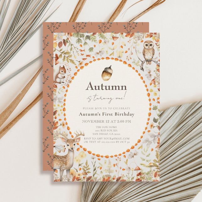 Convite Primeiro aniversario Florestal De Cogumelos (Criador carregado)