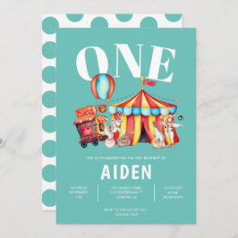 Convite Primeiro aniversario Grande Aqua Superior do Circo