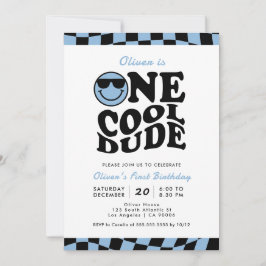 Convite Primeiro aniversario Legal do Rapaz do Esquilo Azu