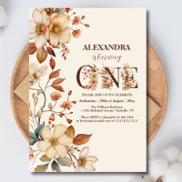 Primeiro aniversario moderno de guincho de flor si