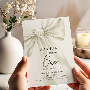 Convite Primeiro aniversario neutro do Arco