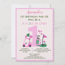Primeiro aniversario Par-Tee Encantador De Golfe R