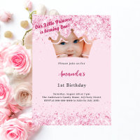 primeiro aniversario Princesa Fotografia Rosa