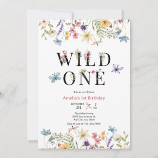 Convite Primeiro aniversario | Selvagem