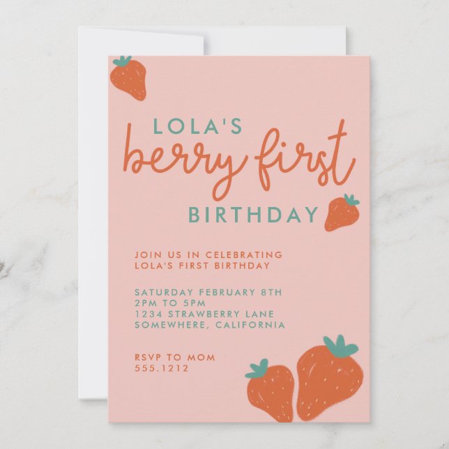 CONVITE PRIMEIRO BERRY (Frente)