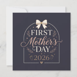 Convite Primeiro Dia das Mães 2026 , Nova Mamãe