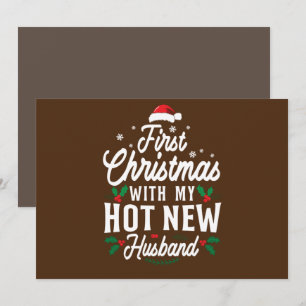 Convite Primeiro Natal Com Meu Marido Novo e Gostoso Prese