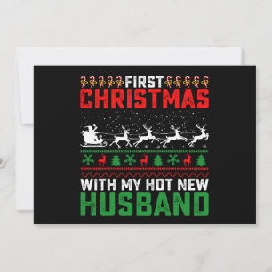 Convite Primeiro Natal Com O Meu Novo Marido Frio