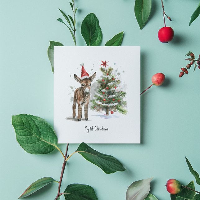 Convite Primeiro Natal do Burro Doce (Criador carregado)