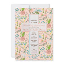 Primeiro Padrão Floral de Comunhão Sagrado | Convi