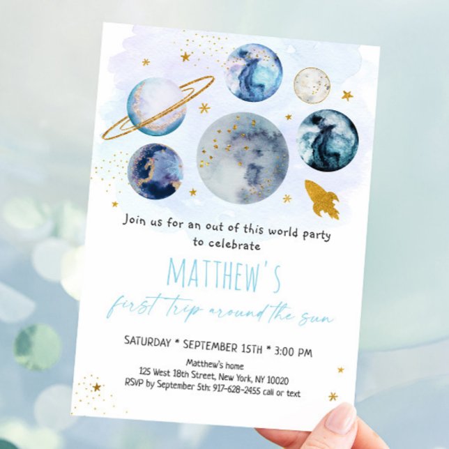Convite Primeiro Passeio Pelo Sol Aniversário Do Espaço Az (Criador carregado)