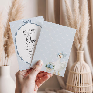 Convite Primeiro Pato Cortado Festa de aniversário