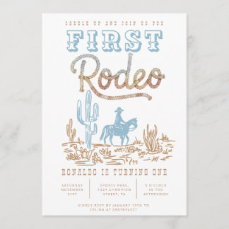 Convite Primeiro Rodeio Aniversariante  Meu Primeiro Rodei