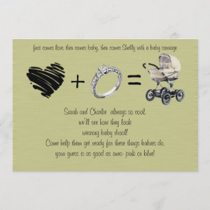 Convite Primeiro Vem O Amor, Depois Vem O Casamento...
 .