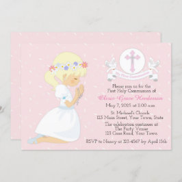 Convite Primeiros Doves Brancos Louras da Comunidade Sagra