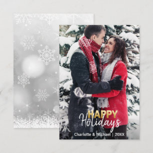 Convite Primeiros feriados felizes do Natal casados   FOTO