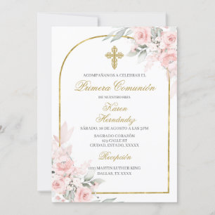 Convite Primera comuión Espanhol