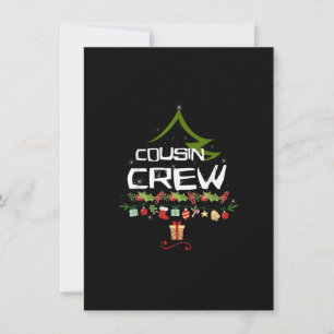 Convite Primo Crew Natal Pajama Correspondendo Árvore Fami