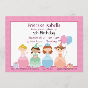 Convite Princesa Aniversário