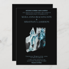 Convite *~* Princesa Cavaleiro do Castelo Medieval Casamen