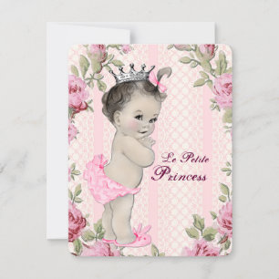 Convite Princesa Chá de fraldas
