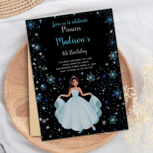 Convite Princesa, Convite de Aniversário da Princ