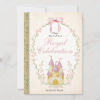 Convite Princesa, Convite de Aniversário da Prince