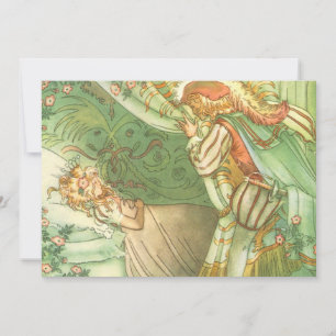 Convite Princesa da Bela Adormecida, Conto de Fadas Antigo