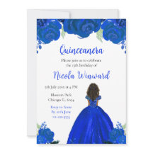Princesa Escura Princesa Azul Quinceanera