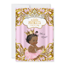 Princesa está a caminho Chuveiro de Bebê Rosa Étni