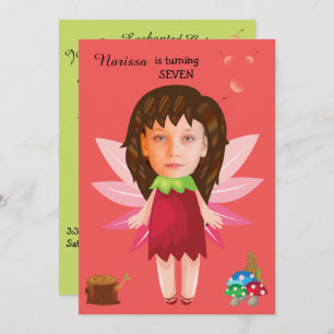 Convite Princesa Fairy Tale Birthday