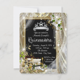 Convite Princesa Fairytale Quinceañera