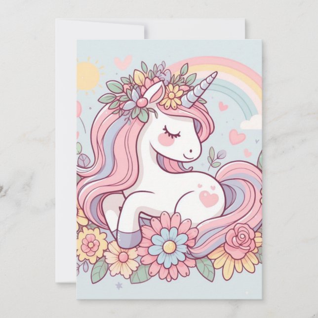 Convite Princesa Flor (Frente)