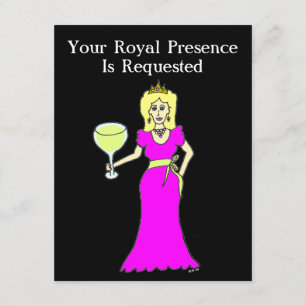 Convite Princesa Recolhimento do vinho