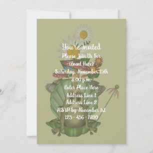 Convite Princesa Sapo Bonita No Partido Trono